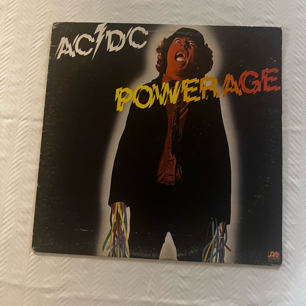 AC/DC Powerage Vinyl Record Album Vintage LP